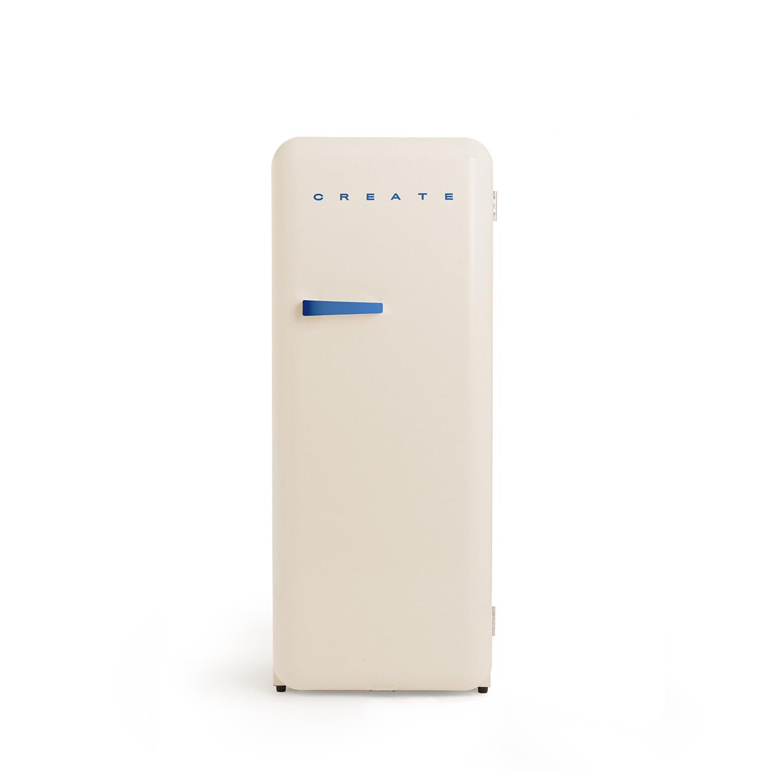 CREATE / RETRO FRIDGE 150 TERRACOTA/Frigorífico blanco roto maneta terracota con congelador 281L / 102W. bajo consumo. 150cm. 3 estantes. regulador temperatura. botellero. 60x60x150cm — view 6
