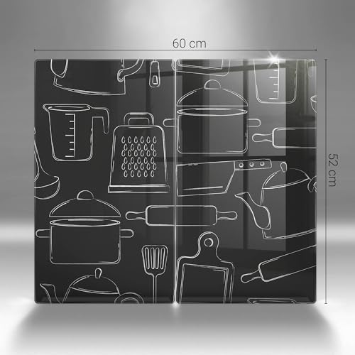 Planche à découper induction Wallfluent anti-rayure pour protéger vos plaques de cuisine