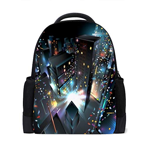 Sac à dos ordinateur pliable CHEHONG pour femme, grand sac à dos léger de 16x6x11 pouces coloré