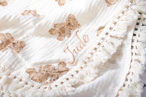 Couverture bébé en coton personnalisée de qualité supérieure style bohème