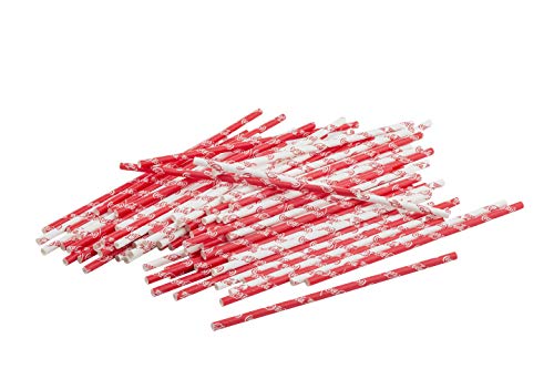 Tablecraft Pitillos de Papel Coca-Cola Pack 12 x 100 miniatura 1