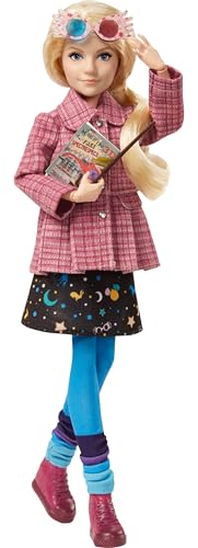 Mattel Harry Potter Collectible Toy, Luna Lovegood Doll & Accessories, Signature Look with Quibbler & Spectrespecs
