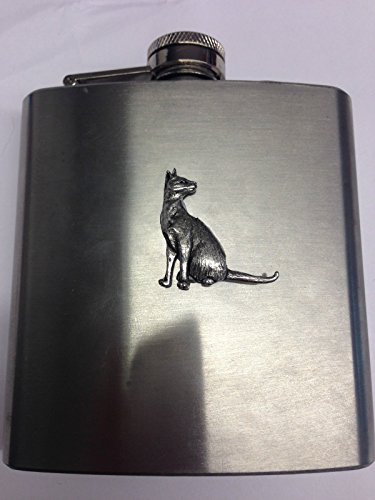 Flasque en acier inoxydable idée cadeau originale pour amoureux des chats siamois