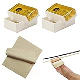 【Materiale di alta qualità】Questa colofonia per violino è realizzata in resina naturale, sicura e rispettosa dell'ambiente, con basso contenuto di polvere, consentendo ai giocatori di evitare di inalare polvere e ridurre il danno alla salute umana. Una forte sensibilità può far pronunciare lo strumento in modo sensibile durante l'esecuzione, con un tono puro e commovente, riducendo la secchezza.