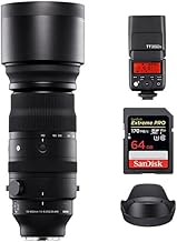 Sigma 150-600mm f/5-6.3 DG DN OS Sports Lens for Sony E | E-Mount Lens/Full-Frame Format, OS Image Stabilization, Super Mu...