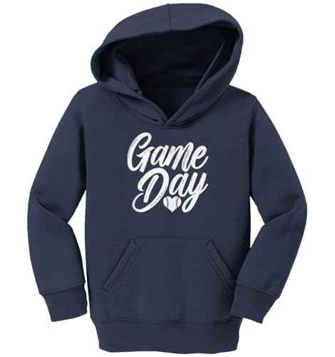 Tcombo Game Day - Love Baseball Toddler/Youth Fleece Hoodie2