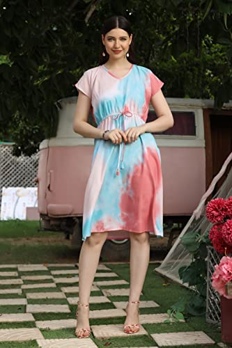 Image of Leriya Fashion Women's Fit and Flare Knee Length Dresses ||Western Dress