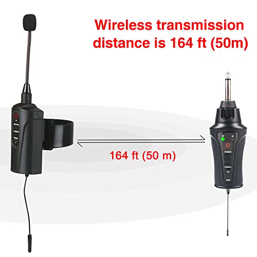 Dt-5 Flute Microphone Instrument Uhf Wireless Mic Micro-Gooseneck Pick Up Receiver And Transmitter System For Flute #TOP4