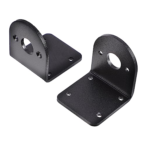 SOLUSTRE Mini Motor Bracket and Small Motor Mount 550 Aluminum Alloy Horizontal Mounting Bracket 2pcs for Tool Projects