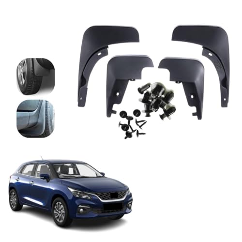 Image of KYLO MUD Flap |All-Terrain Mud Flap Set - Splash Guards for Cars and Trucks, Offering Maximum Protection from Mud, Gravel, and Water for Cleaner and Safer Rides for BAL-ENO 2nd GEN (2022 Onwards)