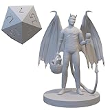 Succubus and Incubus Miniatures for DND Pathfinder RPG Unpainted Resin 28mm-32mm 3D Printed (Incubus)