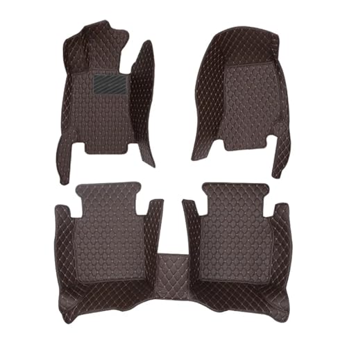 Tapis de sol Golf 4 imperméables en cuir épais avec structure antidérapante 3 pièces