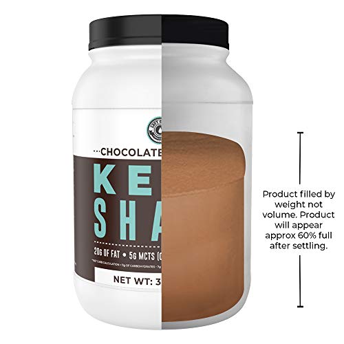 keto meal replacement shakes chocolate 2lbs low carb keto protein shake mix mct powder grass fed hydrolyzed collagen peptides keto breakfast shake 20g fat 14g protein 1 net carb zero sugar