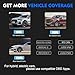 Vgate vLinker FS Bluetooth FORS-can 0BD2 Adapter for-d Fixd Car Diagnostic Tool OBD2 Scanner Bluetooth MS-CAN Work for iOS, Android & Windows, Black