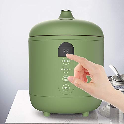 RajoNN 0,8 l cuociriso elettrico multicooker appuntamenti intelligente pentola isolamento alimentare zuppa porridge Maker Olla arrocera (colore: Roze)