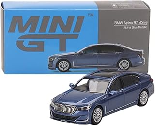 Alpina B7 xDrive Alpina Blue Metallic with Sunroof Limited Edition to 2040 Pieces Worldwide 1/64 Diecast Model Car by True Scale Miniatures MGT00471
