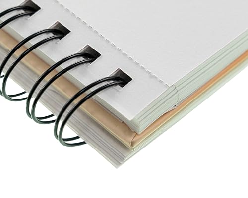 Image of Hello, Artist! Wirebound Hardcover Sketch Pad, 9 inch x 12 inch, Artist, Drawing, Book, Paper, Painting, 80 sheets, 110gsm, Sketching Pad for Students, Adults, Beginners, Suitable for Any Dry Media