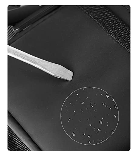 Chest Pack Bag for Men Waterproof Running Ridding Lightweight Vest Packs Utility Pack Knapsack for Outdoors (Black)4