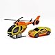 Tachan Heroes Stadt-Set Helikopter und Rettungsauto (CPA Toy Group 757T00894)