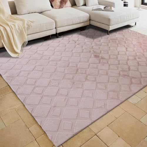 FORTSEA �t�@�[���O 160×230cm �V���M�[ ���r�b�g�t�@�[�� �ɂӂ�ӂ� ����~�߉��H �h�� �s���N ������� �k�� ���r���O �x�b�h���[�� �M�t�g ���̎q