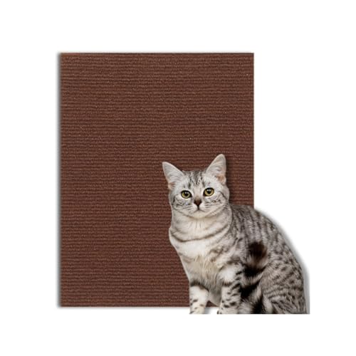 Fiozwea 猫用爪とぎプレート 粘着式ウォールステッカー 猫がソファ、家具、壁、床、ドアなどに登るのを防ぎます (複数のカラーをご用意) (F,200cm*30cm*4mm)