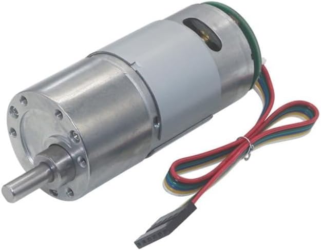 JGB37-545 DC Encoder Geared Motor 6V 12V24V high Power high Torque Permanent Magnet DC Motor - (Speed(RPM): 223, Voltage(V): 24V)