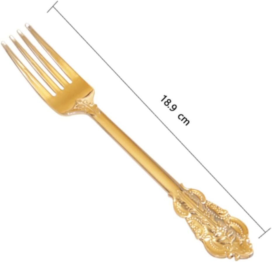 Xemuar プラスチック カトラリー セット 使い捨て 銀器 ナイフ フォーク スプーン 食器 4点 パック ナプキン付き プレミ