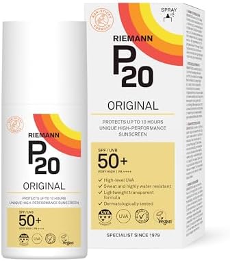 RIEMANN P20 Original SPF50 +Plus Spray 200ml, Advanced Sunscreen ...