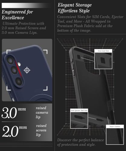 Image of WOW IMAGINE Back Case Cover for Samsung Galaxy M17 5G | A17 5G | F17 5G | Soft Matte Silicone Case| Slim Fit & Shockproof | Camera Protection Bumper Cover (Blue)