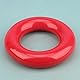 stonylab Vinylbeschichteter Bleiring Flaschengewicht, Flaschenring mit 61 mm Innendurchmesser, Sichere Verschluss für 250-2000ml Flaschen, Rot