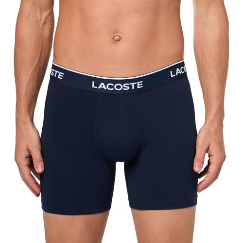 Lacoste Men's Cotton Stretch Essentials Boxer Briefs, 5-Pack (Amazon Exclusives)2