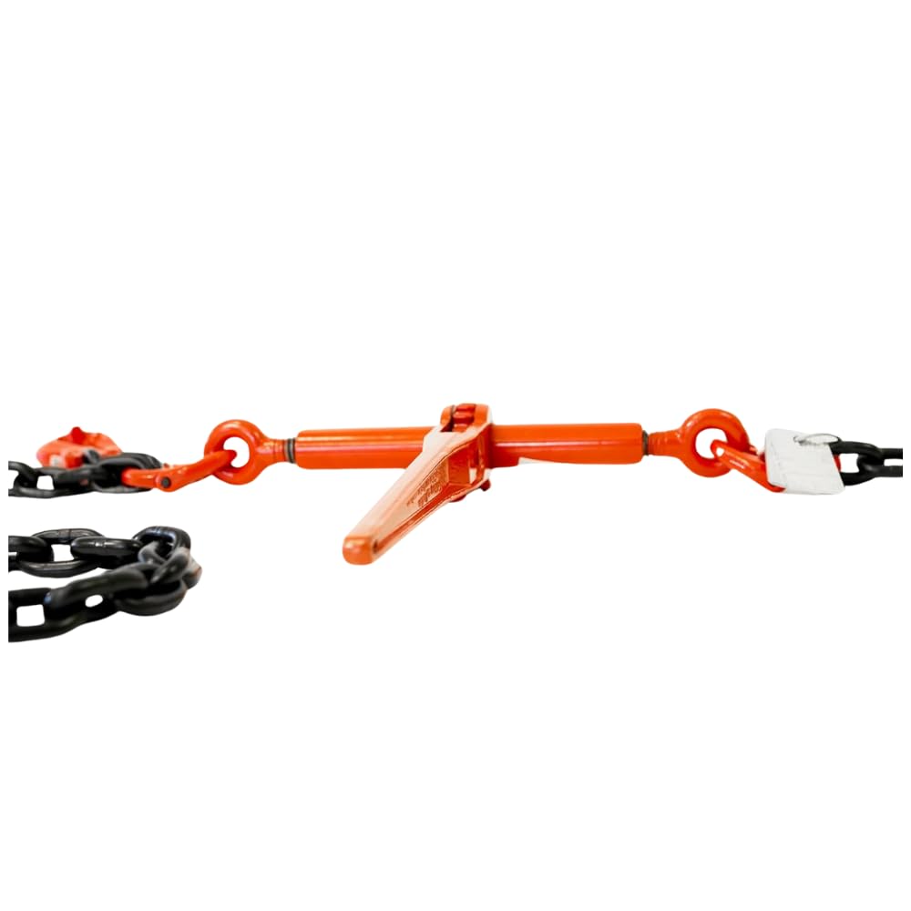 Cadena de amarre 10 mm 6300 daN 3,5 m con tensor de carraca
