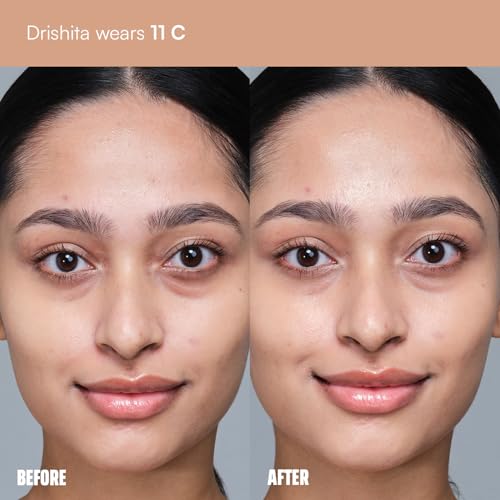 Image of FAE Beauty Face Card 4-in-1 Super Serum Skin Tint | Hydrates, Primes, Provides Coverage & Protects with SPF | Lightweight, Dewy Finish | 30 Shades for Indian Skin Tones | Shade - 11C - Neutral