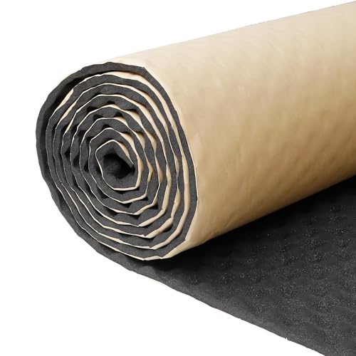 FUELHOOD 断熱マット 厚さ2~10mm 150cm*100cm 断熱材 防音材 吸音材 遮音 熱反射 耐熱ウェーブフォームデッドナーマット カースタジオ 音響 吸音 内装パーツ アクセサリー