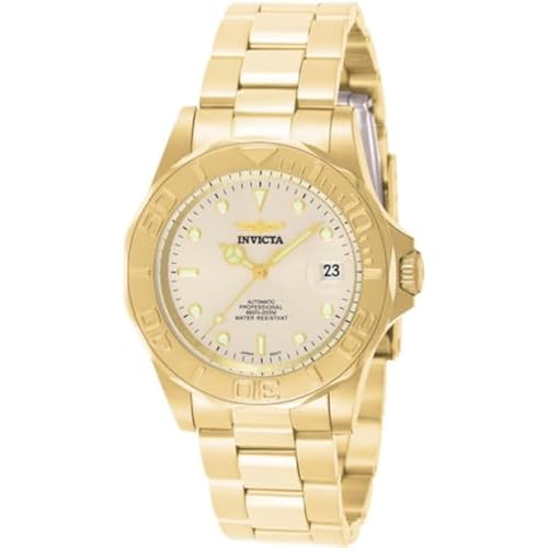 Invicta Men's Pro Diver Automatic Watch with Gold Tone Stainless Steel Band, Gold (Model: 9010)
