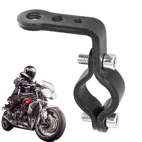 Rechory Support de rétroviseur de moto, extension de guidon pour moto, support de téléphone pour moto, pour rétroviseur, phare, téléphone, scooter, moto tout-terrain, projecteur de navigation