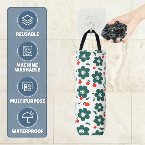 Miniatura 4 de Fuhamj 2 Piezas Organizador Bolsas Plastico, Soportes Para Bolsas De Plástico, Dispensadores De Almacenamiento Colgantes Plegables Organizador, Para Colgar Bolsas De Basura C