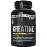 Creatine Tablets 3000mg Per Serving - Premium Creatine Monohydrate, 120 Capsules - Muscle Gain Pre Workout Gym Supplement for Men and Women - Zero Sugar or Additives, Vegan, UK Made - 30 Servings - Image 1
