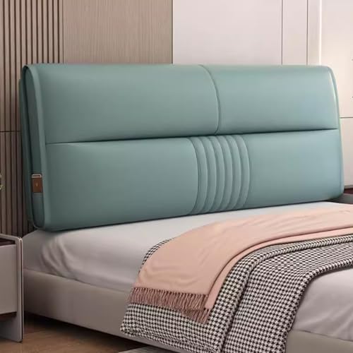 Funda de cabecero verde esmeralda con almohada de lectura, tela tecnológica a prueba de polvo, cojines suaves para cama Queen de 120 x 58 x 6 cm, perfecta para decoración de dormitorio