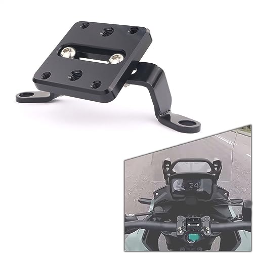 Support navigation GPS Suzuki V-Strom 1050 en aluminium noir