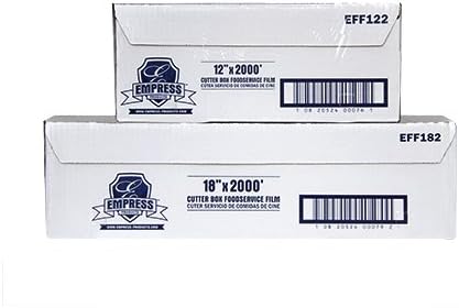 EFF122 Empress PVC Cutter Box Film 12" x 2000' 0.35 Mil 1 Roll