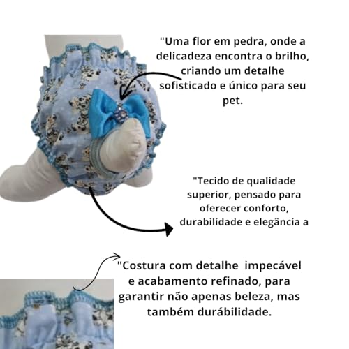 Calcinha Pet Higiênica C/Elástico 3unid.