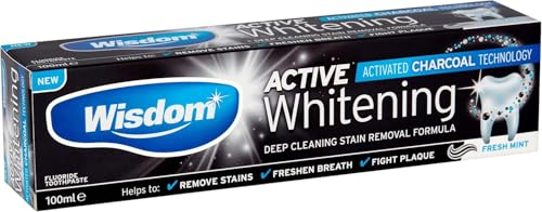 Wisdom Charcoal Active Whitening Toothpaste