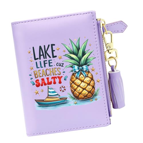 Customized Summer Themed Women's Wallet,Graduation Gifts for Teachers and Classmates, Birthday Gift, Holiday Gift for Parent and Grandparent from Son Daughter 0392g