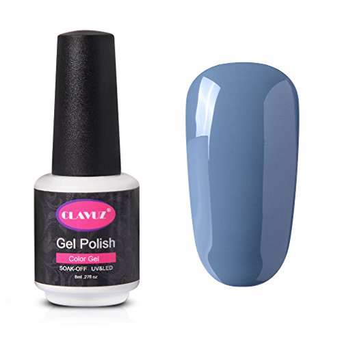 CLAVUZ Soak Off Gray Gel Nail Polish UV LED Nail Lacquer Salon Beauty Manicure Nail Art 8ml #003 CLAVUZ Soak Off Gray Gel Nail Polish UV LED Nail Lacquer Salon Beauty Manicure Nail Art 8ml #003