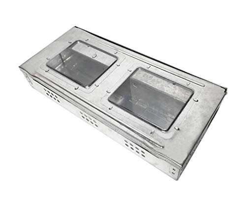 Elbe Piège Multi-Catch Uniquement pour Les Souris domestiques, Un piège Vivant pour Les Petites Souris, 36,5x16x4,8cm, adapté à la Cuisine, au Jardin, au Garage et Bien d'autres, LBF-5017CL