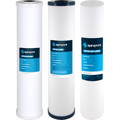 SpiroPure 3-Stage Whole House Water Filter Replacement