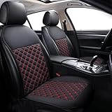 [Sicurezza]: Una volta installati, i coprisedili non interferiscono con l'uso delle cinture di sicurezza o dei pulsanti di regolazione. Sono compatibili con gli airbag, presentano una struttura semi-chiusa che offre una protezione completa dei sedili e non tendono a scivolare.