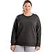 Just My Size Women's Plus-Size EcoSmart Sweatshirt with V-Notch, Slate Heather, 5XL