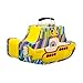 Vandor 64269 The Beatles Yellow Submarine Shaped Tin Tote with Embossing, Multicolored